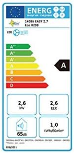 SUNTEC Aire acondicionado portátil Impuls 2.6 Eco R290 – Aire acondicionado móvil y silencioso con tubo de escape – Enfriador y deshumidificador para habitaciones de hasta 34 m² – Refrigeración móvil para hogar y oficina – 9.000 BTU | 2600 vatios