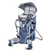 Mochila portabebés ligera deuter Kid Comfort Active, 12 L, azul verdoso