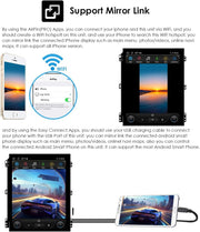 Autorradio Android 14 con pantalla vertical de 9,7" para Peugeot 407 2004-2011, compatible con Carplay / Android Auto, mandos en el volante, WiFi, 4G, AM/FM, 4 núcleos, 2GB de RAM