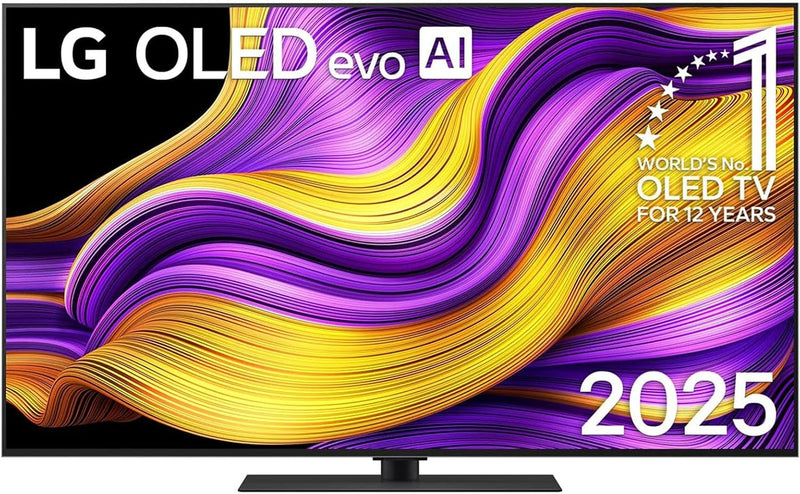 Televisor LG OLED55G59LS de 55 pulgadas (139 cm) 4K OLED evo AI (procesador α11 Gen2 4K AI, webOS 25, 120 Hz (VRR hasta 165 Hz)) [Año del modelo 2025]