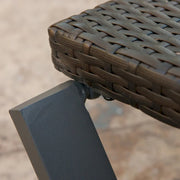 Set de 4 tumbonas de patio para exteriores de aluminio Deco
