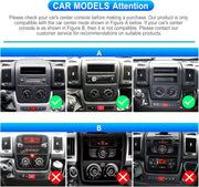 Autorradio Android 4G+64G para Fiat Ducato 3/Peugeot Boxer 2/Citroen Jumper 2 2006-2022 con Carplay inalámbrico, Android Auto, GPS, navegación, WiFi, pantalla de 9 pulgadas, Bluetooth, FM/RDS/32EQ/USB/SWC y cámara de visión trasera