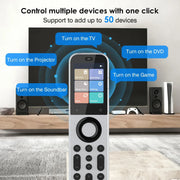 Mando a distancia universal SofaBaton X2, concentrador y base de carga, táctil, manejo con un solo botón, para 60 dispositivos IR/Bluetooth/Wi-Fi