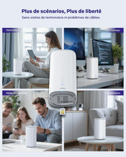 Router 5G CPE WiFi 6 AX3000 de STRONG con tarjeta SIM - Hasta 3,2 Gbps - WAN/LAN 2,5GE y LAN 1GE - RJ11 VoIP/VoNR - Compatible con Mesh - Chipset Qualcomm (5GROUTERAX3000)