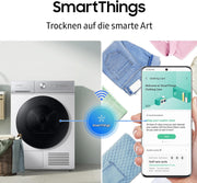 Lavadora Samsung, 9 kg, 1400 rpm, clase energética A, programa de microplásticos, Ecobubble, 14 programas, WiFi SmartControl, negro, WW90CGC04AABEG
