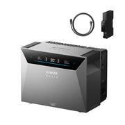 Sistema de almacenamiento de energía solar Solarbank 4 Pro para balcón, entrada solar de 5000 W, 5 kWh, 4 MPPT, 2500 W con Smart Meter Gen 2