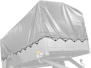Lona para el chasis, arquillaje h-800 UNITRAILER, lona para el remolque 264x125cm Garden 264 Kipp y Expert Plus 2612