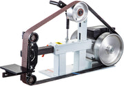 Lijadora de banda VEVOR 1500W, tamaño de banda 5,08x208,28 cm, velocidad constante 2800 r/min, lijadora de banda con varios tipos de lijado, para pulir herramientas, metal, madera y acrílico