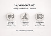 VOK Frigorífico Combi 154L EVR-154DEW, 142 cm Altura x 48,3 cm Ancho, Clase E, Bajo Nivel Sonoro 39 dB, Puerta Reversible, Estanterías Cristal Reforzado, Blanco