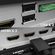 Televisor RCA de 40 pulgadas (100 cm) Full HD sin bordes LED con triple sintonizador (DVB-T/T2-C-S/S2), Dolby Audio, HDMI, reproductor multimedia USB, CI+ y modo hotel