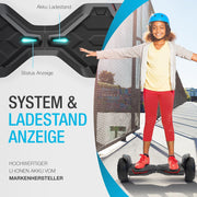 Hoverboard todoterreno premium de 8.5" Bluewheel HX510 SUV, marca de calidad alemana - Modo de seguridad para niños y aplicación - Bluetooth - Potente motor dual - Patinete eléctrico autoequilibrado
