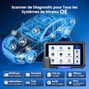 MUCAR VO8 Herramienta de escaneo bidireccional, diagnóstico de nivel OE en todo el sistema, codificación de ECU, prueba activa, más de 34 servicios, verificación automática FCA, gratuito de por vida