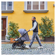 Silla de paseo hauck con bandeja para aperitivos y portavasos, Shop N Care Grey