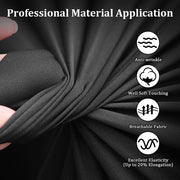Asasytal Funda de coche para interiores, para sedán/berlina, funda protectora transpirable de terciopelo elástico, para garaje/exposición de coches, 4,9~5,25 m, gris a rayas + negro
