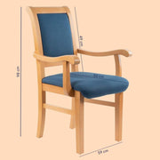 Sillón de asistencia a la elevación APLOS Suzanne, basculante automático ajustable, silla ergonómica para colectividades, personas mayores y personas con movilidad reducida, tejido de diseño y resistente
