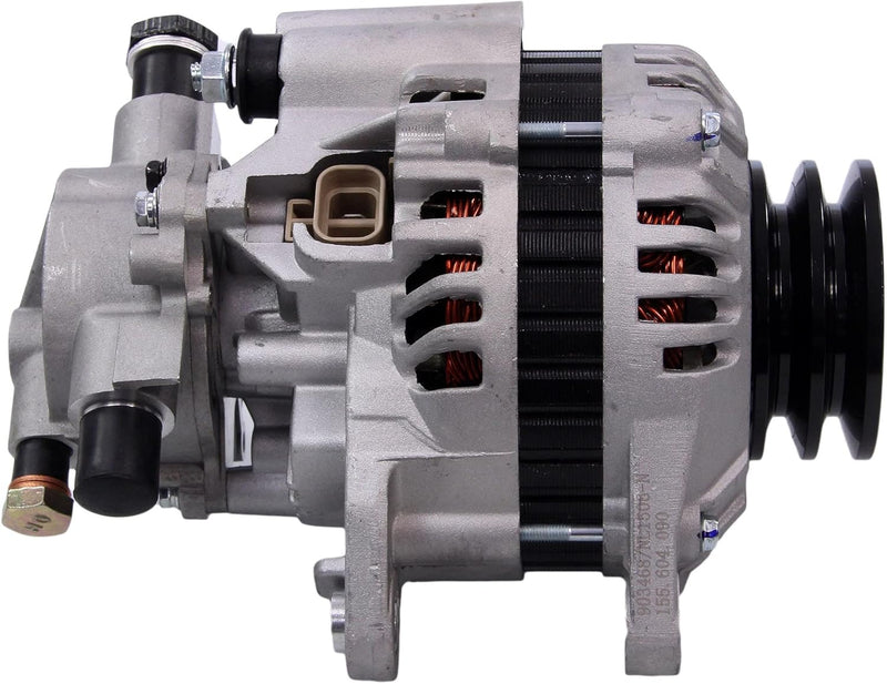 ATEC Alemania 1x Alternador 12V 90A con bomba de vacío Compatible con HYUNDAI H-1 / STAREX Autobús (A1), H-1 Furgón (A1), MITSUBISHI L200 (K7_T, K6_T, K5_T), PAJERO