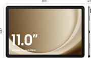 Samsung X210 Galaxy Tab A9+ 11", Wi-Fi, 128GB 8GB RAM, Plata