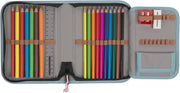 LÄSSIG Set de mochila escolar de 7 piezas para niños/School Set Boxy Unique Negro