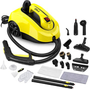 Limpiador a vapor TVD, limpiador de tapicería, limpiador a vapor con cable de alimentación extralargo de 5 m para suelos, horno, coche, azulejos, alfombras, tapicería, sofás, chinches.