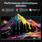 Monitor Gaming KTC de 27 pulgadas | 2K@200Hz | Altavoces integrados | Panel Fast IPS | Tiempo de respuesta de 1ms (MPRT) | Brillo de 450 CD/㎡, HDR400 | Adaptive Sync | 131% sRGB, 97% DCI-P3, ΔE＜2 | Blanco