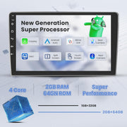 Autorradio Android 15 de 2+64GB para Renault Megane 3 2009-2014, Radio con pantalla táctil de 9 pulgadas, Carplay y Android Auto inalámbricos, Hikity, Bluetooth, Estéreo, WiFi, RDS, USB + Cámara de visión trasera