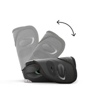 CYBEX Gold Silla de coche infantil Solution G i-Fix, para coches con y sin ISOFIX, desde aprox. 3 hasta 12 años (100 - 150 cm), desde aprox. 15 hasta 50 kg, Lava Grey