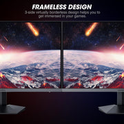 Monitor Gaming KOORUI de 27 pulgadas, 240Hz, FHD, 1ms, Adaptive Sync (1920 x 1080p, DCI-P3 90%, SRGB 100%, HDMI, DisplayPort, VESA 75x75)