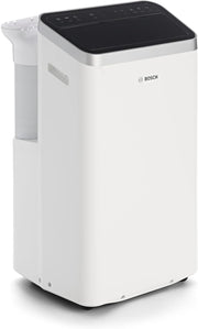 Acondicionador de aire móvil Bosch Cool 4000 - 3 en 1: aire acondicionado, deshumidificador, ventilador - 2,6 kW para habitaciones de hasta 35 m² - Con modo automático, modo silencioso y modo de suspensión