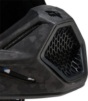 Casco de Motocross Fox V3 RS Carbon Solid MIPS, Negro Mate, M (57/58)