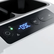 Nevera de compresor DOMETIC CFF 12, eléctrica, ligera, 13 litros, 12/230 V para coche, camión, barco, autocaravana y enchufe, gris