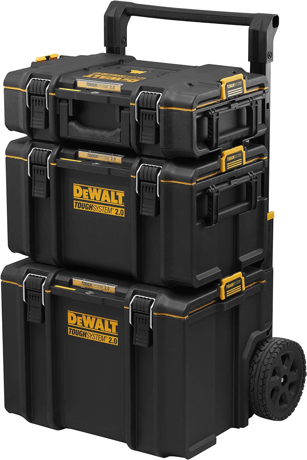 Juego de torre de cajas de almacenamiento DEWALT TOUGHSYSTEM® 2.0 (3 módulos), DWST83402-1