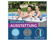 Piscina con estructura Power Steel™ set completo con bomba de filtrado, aprox. L 412 x An 201 x Al 122 cm