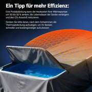 Bomba de calor para piscina H5 5 kW para piscinas de hasta 20 m³, COP 5,51, calefacción, refrigeración, control Wi-Fi, intercambiador de calor de titanio