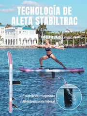 Tabla de Paddle Surf Hinchable Niphean, Tabla de Paddle Surf de 305 cm con Aletas de Equilibrio para Principiantes y Accesorios Resistentes, Tabla SUP para Adultos, Stand Up Paddle Versátil para Yoga