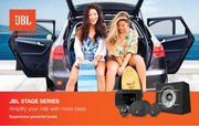 JBL Stage3 607CF Altavoz para coche de 16,5 cm y 2 vías - Set de altavoces Harman Kardon de componentes de 250 vatios con altavoces empotrados sin rejilla y tweeters empotrados