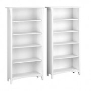 Librero alto de 5 estantes Salinas (juego de 2) de Bush Furniture