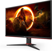 AOC Gaming 27G2SPAE - Monitor FHD 27", 165 Hz, 1 ms MPRT, FreeSync, Compatible con G-Sync, Altavoz (1920 x 1080, VGA, HDMI, DisplayPort) Negro/Rojo