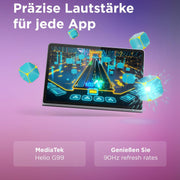 Tableta Lenovo Tab Plus, pantalla táctil 2K de 11,5", Mediatek Helio G99, sistema de audio JBL con 8 altavoces, 8 GB de RAM, SSD de 256 GB, Android 13, gris