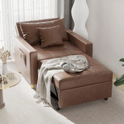 Sillón cama ajustable, convertible 3 en 1, varios colores, para 1 persona