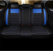 HHCVLUZI Funda de asiento de coche para Renault Captur II 2020-2021, cuero sintético delantero y trasero, protector de asiento transpirable, accesorios de interior, azul