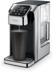 CASO HW 770 Advanced - Dispensador de agua caliente, agua caliente en segundos, 13 niveles de temperatura (40-100°C), función de memoria, ahorra hasta un 50% de energía en comparación con los hervidores de agua, incluye filtro de agua