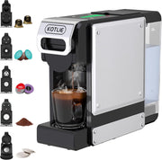 Cafetera de cápsulas multifunción 5 en 1 para Nespresso Original/para Dolce Gusto/A MODO MIO/ESE (44 mm) y café premolido, 7 ajustes de flujo de agua (ST-550)