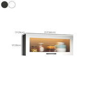 Alacenas de pared para cocina, de madera blanca