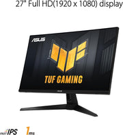 ASUS TUF Gaming VG279QM1A – Monitor gaming de 27" Full HD (1920x1080), 280Hz(OC), Fast IPS, ELMB Sync, 1ms (GTG), Freesync Premium, compatible con G-Sync, Variable Overdrive, 100% sRGB, HDR