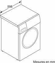 Bosch WGE02405FR, Serie 2, Lavadora de libre instalación, 7 kg, 1400 rpm, Blanco