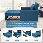 Sillón cama ajustable, convertible 3 en 1, varios colores, para 1 persona