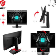 Monitor Gaming MSI G272QPF E2 27" WQHD - Panel Rapid IPS, 2560x1440, 180Hz / 1ms, 125% sRGB, Adaptive-Sync - DisplayPort 1.2a, HDMI 2.0b CEC