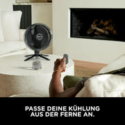 Ventilador Shark FlexBreeze silencioso, ventilador híbrido con y sin cable, portátil, para interiores y exteriores, resistente a los rayos UV y al agua, ultra potente, ultra silencioso, blanco FA220EU