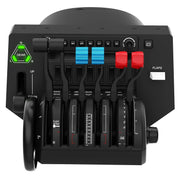 Palanca de gases para simulador de vuelo Bravo con panel anunciador de piloto automático y control para PC
