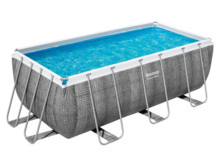 Piscina con estructura Power Steel™ set completo con bomba de filtrado, aprox. L 412 x An 201 x Al 122 cm
